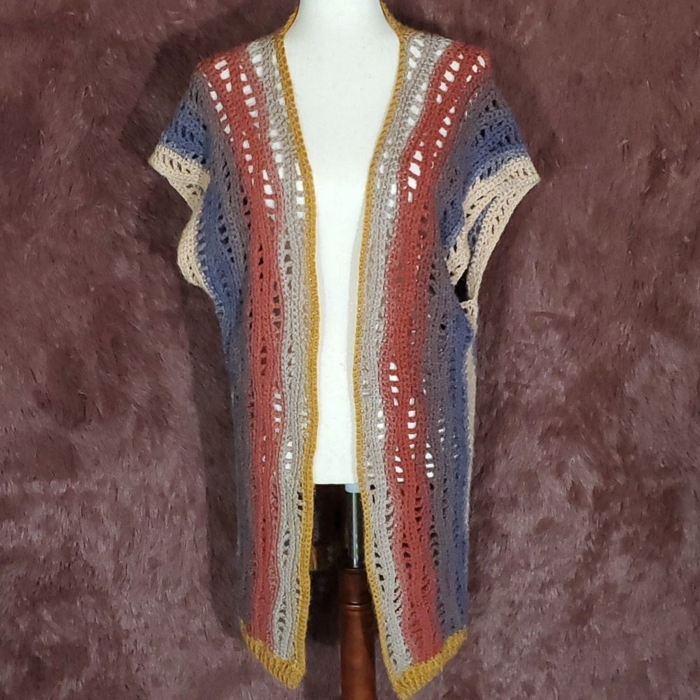 Handmade Crochet Kimono Cardigan